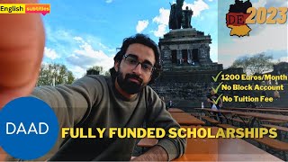 Fully funded DAAD Scholarships in Germany 20232024  Masters amp PhD [upl. by Vannie]