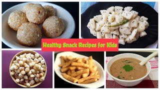 Healthy and Tasty Snacks for Kids  Makhana Namkeen Nachni Ambil Idli Fry Namakpara Peanut Ladoo [upl. by Dawkins]