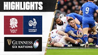 HIGHLIGHTS  🏴󠁧󠁢󠁥󠁮󠁧󠁿 England v France 🇫🇷  2023 Guinness Six Nations [upl. by Ennaylil631]