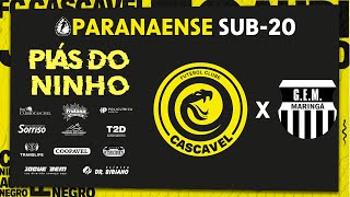 CASCAVEL X G MARINGÁ  CAMPEONATO PARANAENSE SUB  20 [upl. by Harmonie]