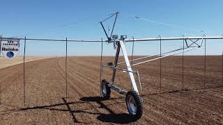 2024 New Center Pivot on West Texas Cotton Farm with drop hoses to prevent evaporation [upl. by Isobel]