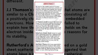 How to write an abstract page  Abstract for school project  Research paper me abstract kaise likhe [upl. by Neale816]