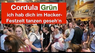 MünchnerMunich Oktoberfest 2024  Cordula Grün ich hab dich im HackerFestzelt tanzen gesehn [upl. by Iznek]