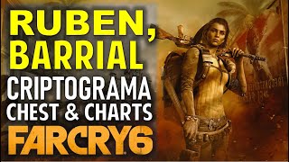 Ruben Criptograma Chest amp Charts Locations  Barrial Valle De Oro  Far Cry 6 Collectibles [upl. by Dardani479]