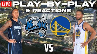 Orlando Magic vs Golden State Warriors  Live PlayByPlay amp Reactions [upl. by Dov316]