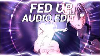 Fed up  Ghostmane Audio Edit [upl. by Heigl]