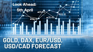 Gold DAX EURUSD USDCAD Forecast Look Ahead 5th April not March [upl. by Gnahc]