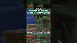 The First Kitty Friend  Journey to the Far Lands shorts minecraft minecraftcats [upl. by Atirat]