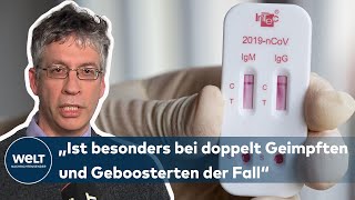 NEGATIV UND ANSTECKEND Darum ist der Test bei Omikron erst so spät positiv  WELT Interview [upl. by Sidnala]