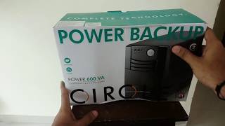 Circle 600VA ups unbox and review in हिंदी [upl. by Anyak]