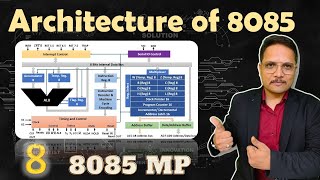 Architecture of 8085 Microprocessor Data Flow and Working Explained  8085 [upl. by Esej]