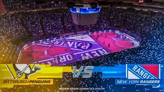 Pittsburgh Penguins vs New York Rangers 412024 NHL 24 Gameplay [upl. by Roz310]