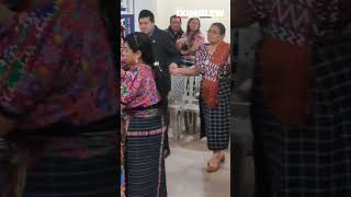 Mujeres kaqchikel de San Pedro Sacatepéquez Guatemala bailando son tradicional [upl. by Radec355]