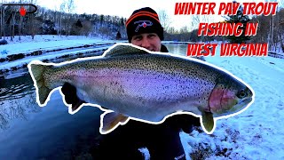 Winter Pay Trout Fishing In West Virginia [upl. by Notnef]