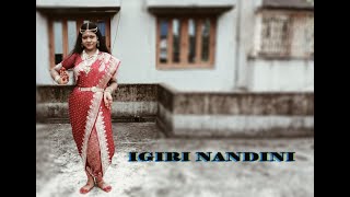 Aigiri Nandini  Dance cover  Mahalaya Special  Dance with Pritha [upl. by Straus77]