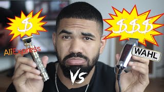 Comparaison tondeuse de précision pas chère Aliexpress vs Wahl professionnelle  Unboxing et test [upl. by Lenor]