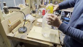 Making violin varnish Preparing the Linseed Oil [upl. by Anema]