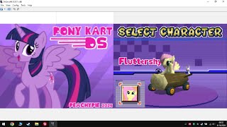 Pony Kart DS The best MLP mod for Mario Kart DS Gameplay  Tutorial de instalación en PC [upl. by Nahsyar]