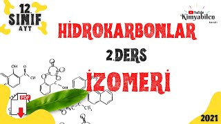 ORGANİK BİLEŞİKLERDE İZOMERİ  ALKANLARDA İZOMERİ  HİDROKARBONLAR  12SINIF KİMYA  AYT KİMYA [upl. by Haramat832]