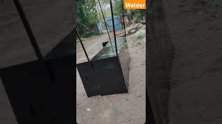 Shop counter design welding work youtubeshorts viralshorts Bhopalwelders20 [upl. by Dyrrej977]