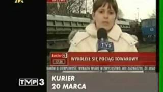 Wpadka reporterki podwozie było złe i szyny były złewmv [upl. by Kirre]