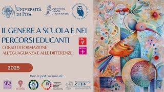 Presentazione del Corso di Perfezionamento “Il genere a scuola e nei percorsi educanti” aa 202425 [upl. by Annirak]