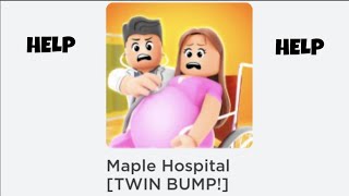 ROBLOX MAPLE HOSPITAL [upl. by Atiuqiram]