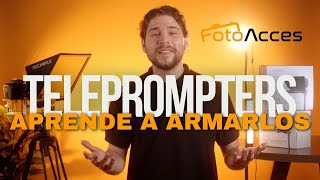 ¡COMO ARMAR LOS TELEPROMPTERS  Feelworld TP2  TP10  TP16  Lensgo TC7  Ulanzi PT16 [upl. by Sivad]