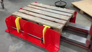 MH ModulesPA1500Manual pallet stacker [upl. by Eelreveb]