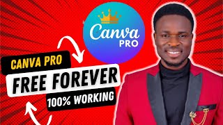 How to Get Canva PRO for Free Canva PRO free  LIFETIME [upl. by Liberati414]