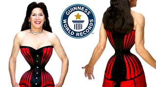 Woman with a 15 Inch Waist  Records Weekly  Guinness World Records [upl. by Eerat]