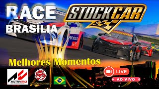 Corrida Virtual Stock Car em Brasilia Asseto Corsa Qualy e Race 01 02 Carros [upl. by Edmanda]