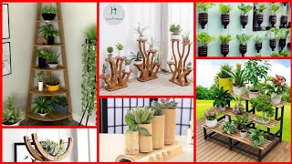 Estantes de madera para sala con macetas y Repisas de madera con plantas para salaplant racks ideas [upl. by Pamela482]