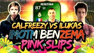 iMOTM BENZEMA PINK SLIP VS iLUKAS FIFA 14 [upl. by Sig]