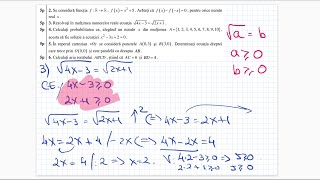 Bacalaureat 2020  Tehnologic  Testul 20  Subiectul 1  Teste de antrenament  Clasa a 12a [upl. by Earehs684]