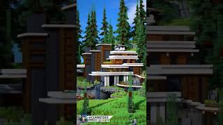 Minecraft Modern Fallingwater house [upl. by Nnyw]