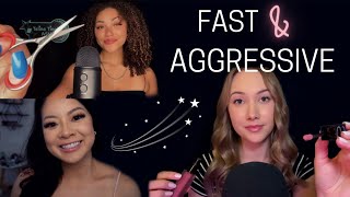 ASMR Fast amp Aggressive  ft Humbled Being amp Telina Tingles ASMR [upl. by Leakcim]