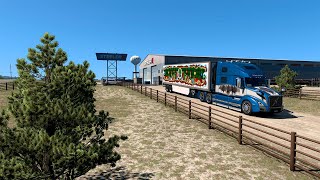 American Truck Simulator  Christmas Winterland 14 [upl. by Annair]