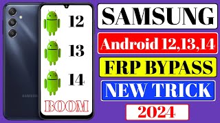 Samsung Android 12 13 14 Frp Bypass  Samsung Android 14 Fro Bypass 2024  Samsung Android 13 Frp [upl. by Lurette918]