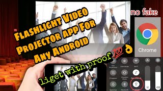 Flashlight Video Projector Apps On Any Android phone [upl. by Polky]