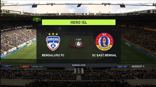 ISL LIVE Today Bengaluru FC vs East Bengal FC  Hero Indian Super League Match isl2024 [upl. by Nekcarb]