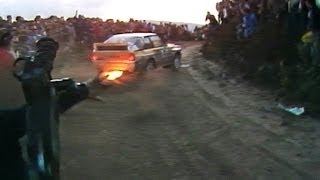 Group B Audi Quattro hits cameraman [upl. by Aenej]