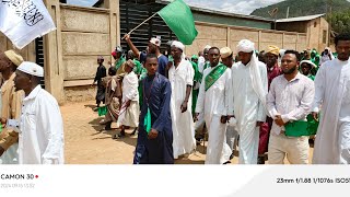 Muslim People parade to celebrate The birthday of holly Prophet Mohammed PBUH MOWLID in Yabelo town [upl. by Heringer]