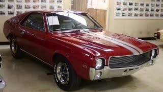 1969 AMC AMX 390 V8 Four Speed Muscle Car [upl. by Cristoforo]