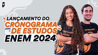 Lançamento do Cronograma de Estudos ENEM 2024 [upl. by Dry]