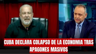 Manuel Marrero sale en la TV Cubana a justificar el COLAPSO TOTAL del sistema Energético de Cuba [upl. by Ahsahs]