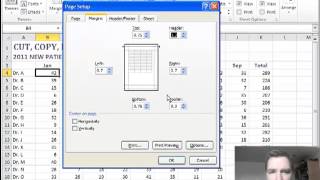 Excel Video 222 Setting Margins and Print Area [upl. by Eentihw689]