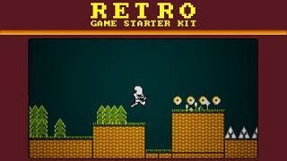 Retro Game Starter Kit  Showcase Video  Unreal Engine 4 Template [upl. by Ikkela]