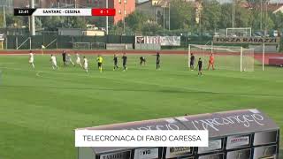 CALCIO Fabio Caressa commenta i gol di Santarcangelo  Cesena 04 VIDEO [upl. by Lowndes234]