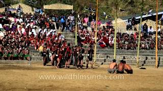 Yimchunger folk dance  At Hornbill Fest [upl. by Akilam]